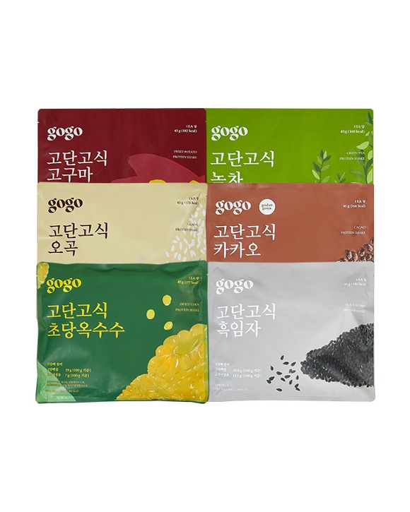 [고단고식] 식사대용 토핑 단백질 쉐이크 (1세트)